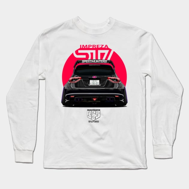Speedhunters BLACK Impreza WRX STI Spec C Long Sleeve T